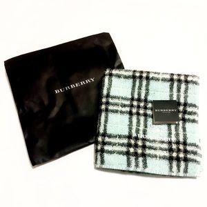 Burberry Teal Face Towel